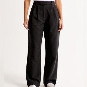 Abercrombie & Fitch Tailored Wide Leg Trousers